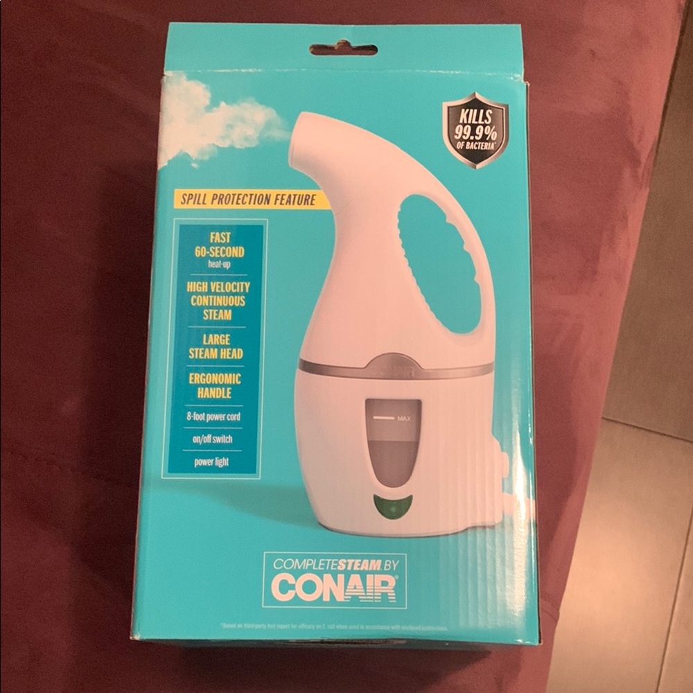 White Handheld Steamer